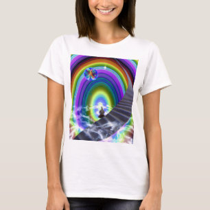 Mysterie Figuur bij de Interdimensionale Stargate T-shirt