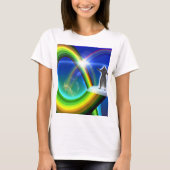Mysterie Figuur bij de Interdimensionale Stargate T-shirt (Voorkant)