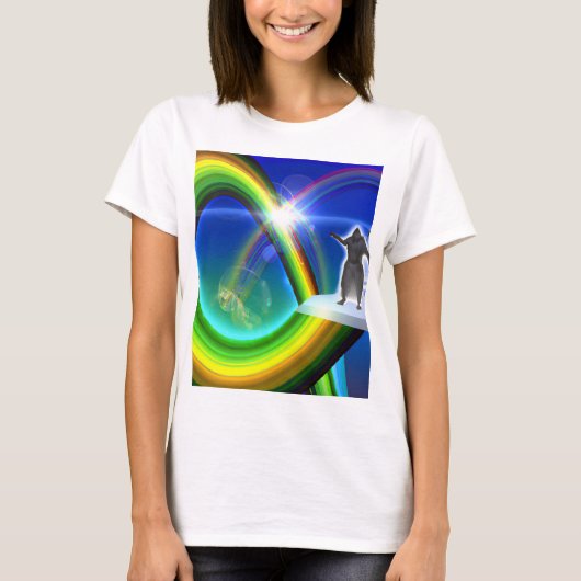 Mysterie Figuur bij de Interdimensionale Stargate T-shirt (Voorkant)