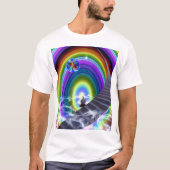 Mysterie Figuur bij de Interdimensionale Stargate T-shirt (Voorkant)