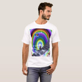 Mysterie Figuur bij de Interdimensionale Stargate T-shirt (Voorkant volledig)