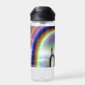 Mysterie Figuur bij de Interdimensionale Stargate Waterfles (Achterkant)