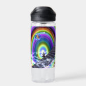 Mysterie Figuur bij de Interdimensionale Stargate Waterfles (Achterkant)