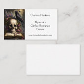 Mysterie Horror Gothic Writer Visitekaartje (Voorkant / Achterkant)