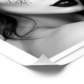 Mysterie in haar ogen  perfect poster (Hoek)