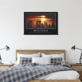 Mysterie: Inspirerend prijsopgave Canvas Afdruk (Insitu (Slaapkamer))