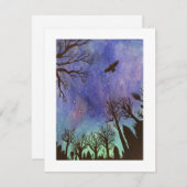 Mysterie-kaartenkaart Notitiekaartje (Voorkant / Achterkant)