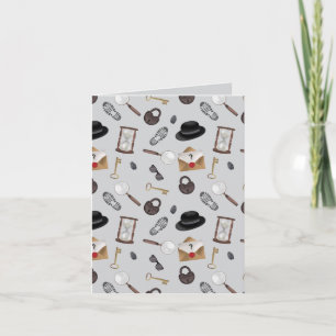 Mysterie Kids Geheime Agent Spion Detective Thema Kaart