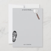 Mysterie Kids Geheime Agent Spion Detective Thema Notitiekaartje (Voorkant)