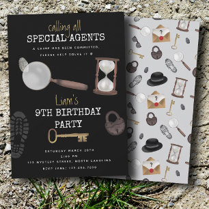 Mysterie Kids Geheime Agent Spion Detective Verjaa Kaart