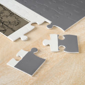 Mysterie Kroonluchter ballroom sepia illustratie Legpuzzel (Zijkant)