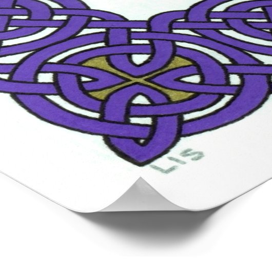 Mysterie-kruisdruk Poster (Hoek)