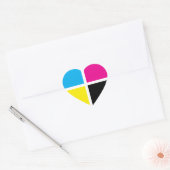 mysterie liefde hart sticker (Envelop)