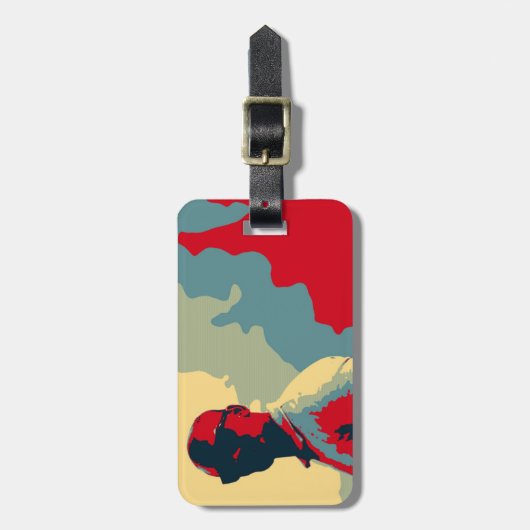 Mysterie Man Bagagelabel (Voorkant verticaal)