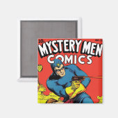 Mysterie Mannen #13 Magneet (Voorkant / Achterkant)