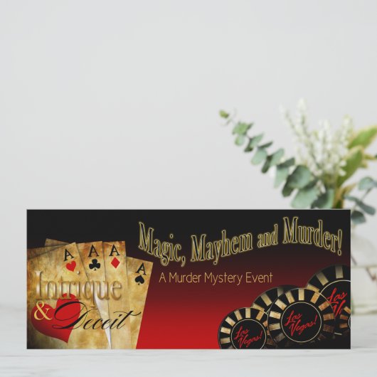 Mysterie METALLIC IJS Las Vegas Deluxe FZ Kaart (Staand voorkant)