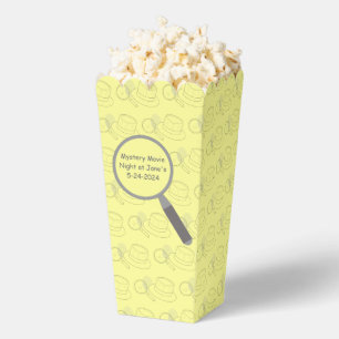Mysterie Misdaad Oplossen Bewijzenbord Popcorn Bedankdoosjes