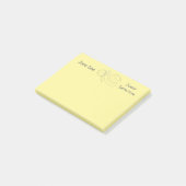 Mysterie Misdaad Oplossen Bewijzenbord Post-it® Notes (Schuin)