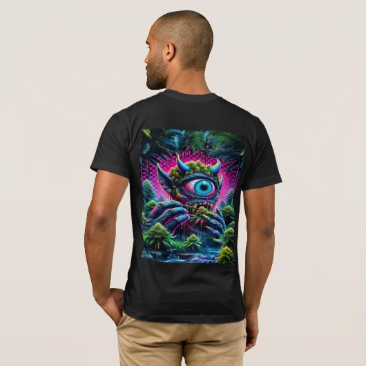 MYSTERIE MONSTER VAN HET KWAAD T-SHIRT (Achterkant volledig)