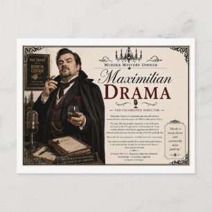 Mysterie Moord 1940 Maximiliaan Drama Briefkaart