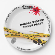Mysterie moord verjaardag diner feest crime scene 