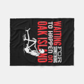 Mysterie op het eiken- en eikeneiland fleece deken (Voorkant (Horizontaal))