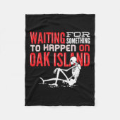 Mysterie op het eiken- en eikeneiland fleece deken (Voorkant)