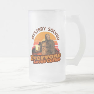 Mysterie Opgelost Iedereen Houdt van Koffie Bigfoo Matglas Bierpul