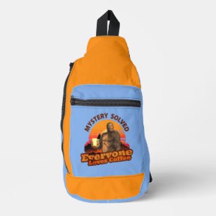 Mysterie Opgelost Iedereen Houdt van Koffie Grappi Sling Bag