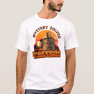 Mysterie Opgelost Iedereen Houdt van Koffie Grappi T-shirt