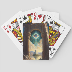 Mysterie-piramide-oekafspeelkaarten Pokerkaarten