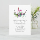 Mysterie Succulent Engagement Party - Wijntest Kaart (Staand voorkant)