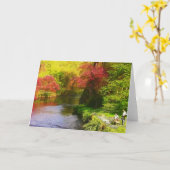 Mysterie van de lente - de kaart (Gele Bloem)