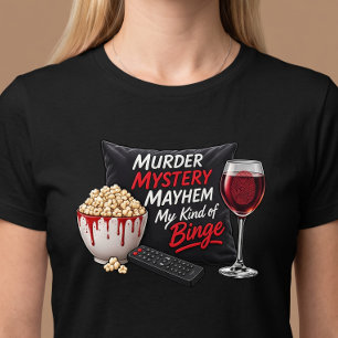 Mysterie van de Moord Wijnroes T-shirt