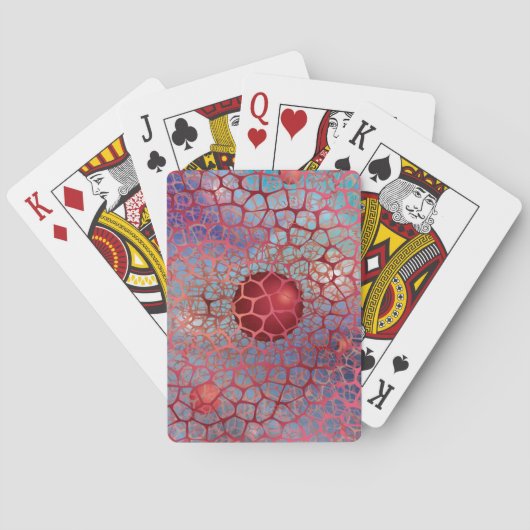 Mysterie van de worm speelkaarten (Achterkant)