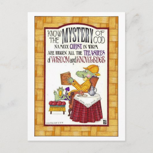 Mysterie van het Inspirerend Briefkaart van God (Voorkant)