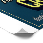 Mysterie van het onbekende teken. Poster. Poster (Hoek)