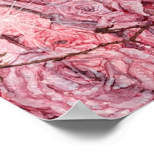 "Mysterie van het Roos" Poster (Hoek)