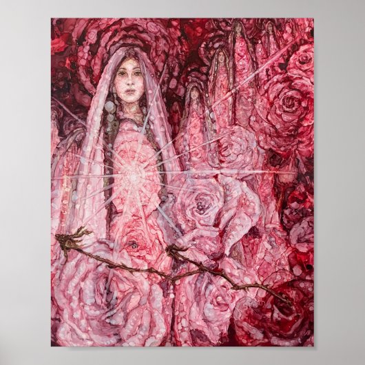 "Mysterie van het Roos" Poster (Voorkant)