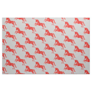Mysterie van Red Unicorn fantasie Stof