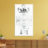 Mysterie van Solomon Canvas Afdruk (Insitu (Woonkamer))