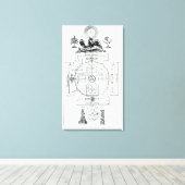 Mysterie van Solomon Canvas Afdruk (Insitu (Houten vloer))