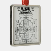 Mysterie van Solomon Metalen Ornament (Rechts)