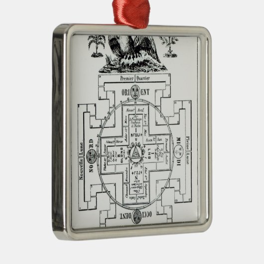 Mysterie van Solomon Metalen Ornament (Rechts)