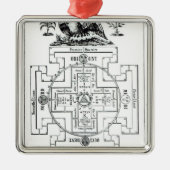 Mysterie van Solomon Metalen Ornament (Voorkant)