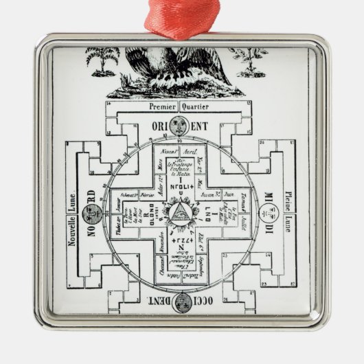 Mysterie van Solomon Metalen Ornament (Voorkant)