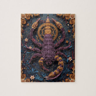 Mysterieke Schorpioen Schorpioen - Paper Quilling Legpuzzel