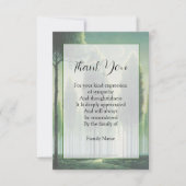 Mysteriel bos bedankkaart (Voorkant)