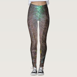 Mysteriel bronbos leggings