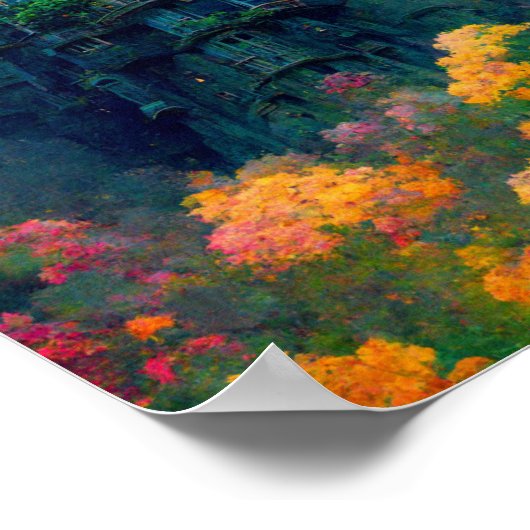 Mysteriel Castle 2 Fantasy Art Poster (Hoek)